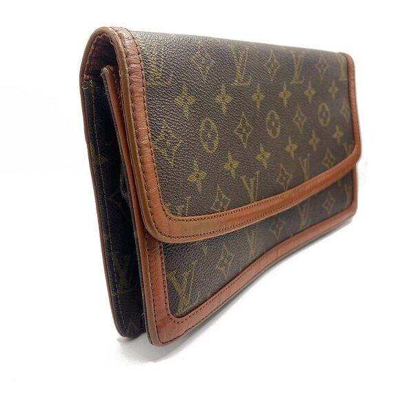 Louis Vuitton Monogram Clutch Pochette Dame GM Purse Vintage 1983 - Picture 7 of 15